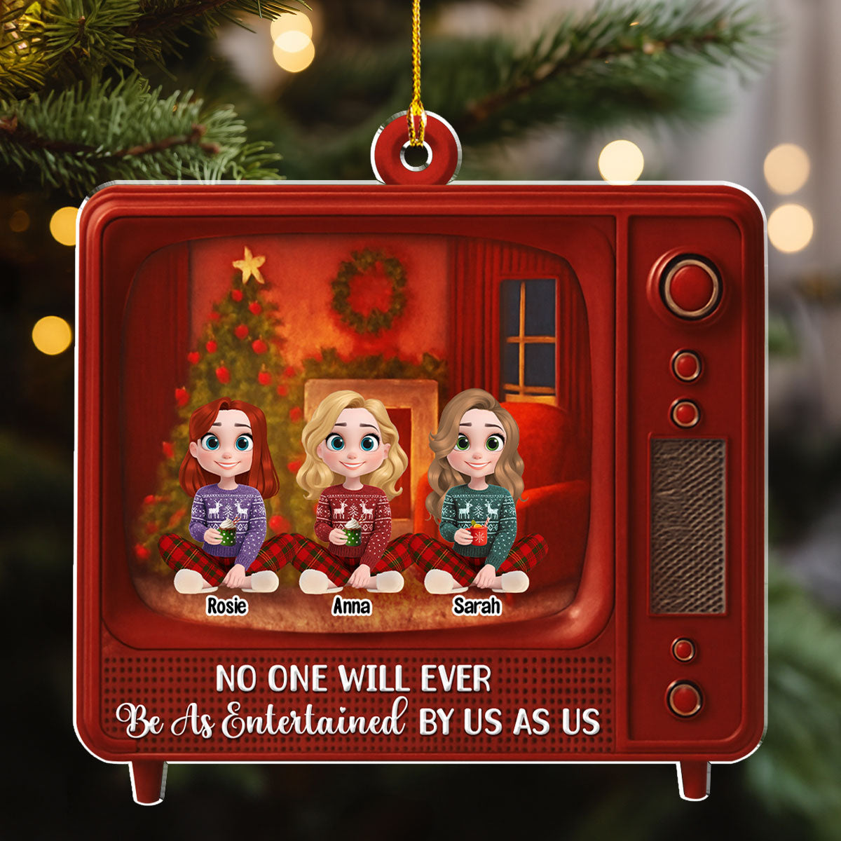 Jingle Bell Fabulous - Personalized Custom Acrylic Ornament