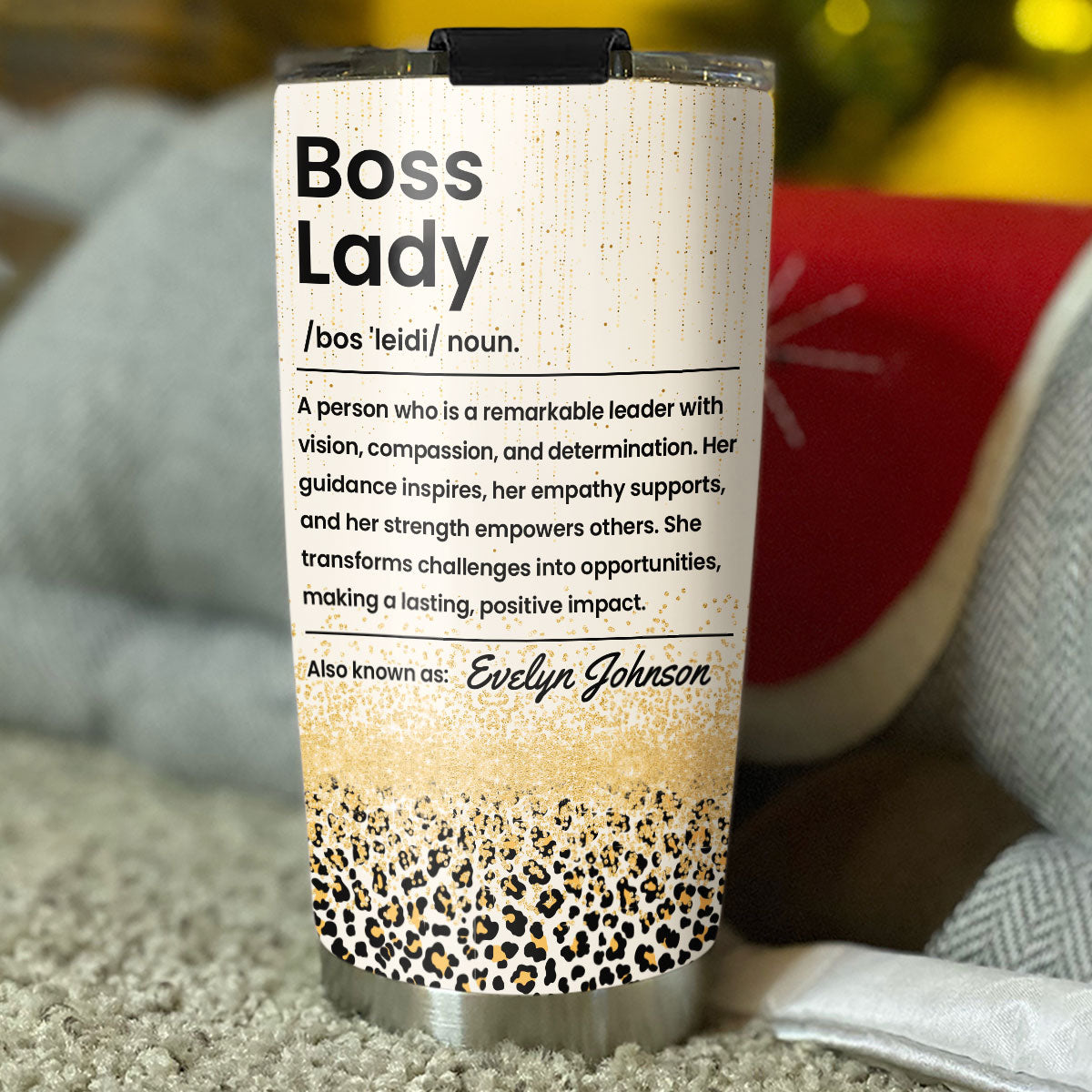Boss Lady - Personalized Custom Tumbler