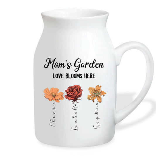 Love Bloom Here - Personalized Custom Flower Vase