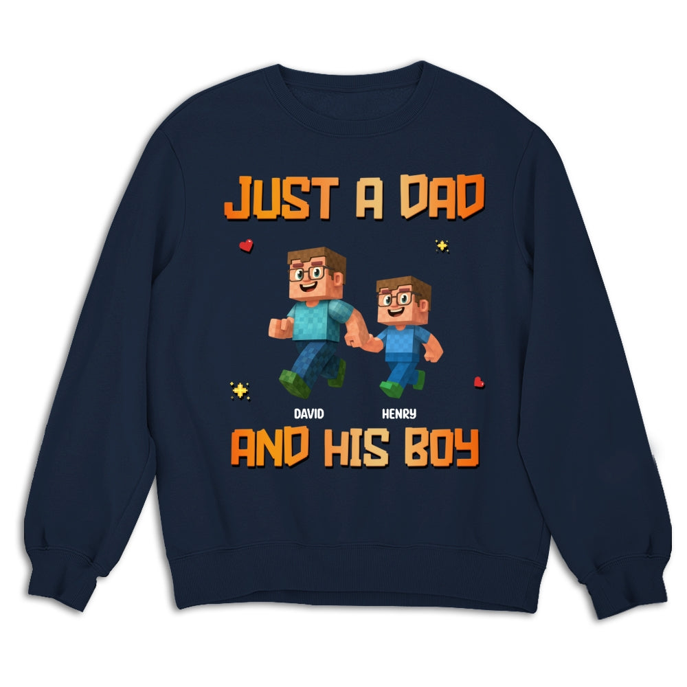 Just A Dad - Personalized Custom Shirt