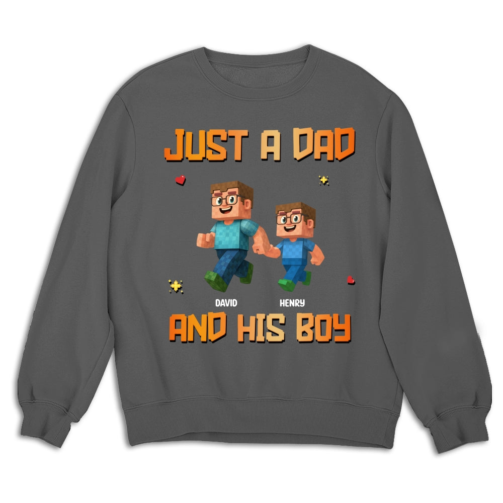 Just A Dad - Personalized Custom Shirt