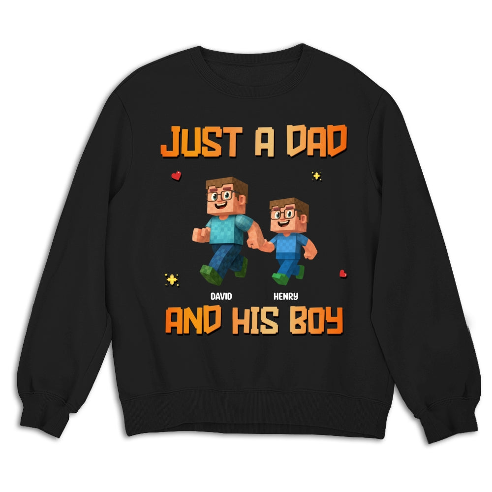 Just A Dad - Personalized Custom Shirt