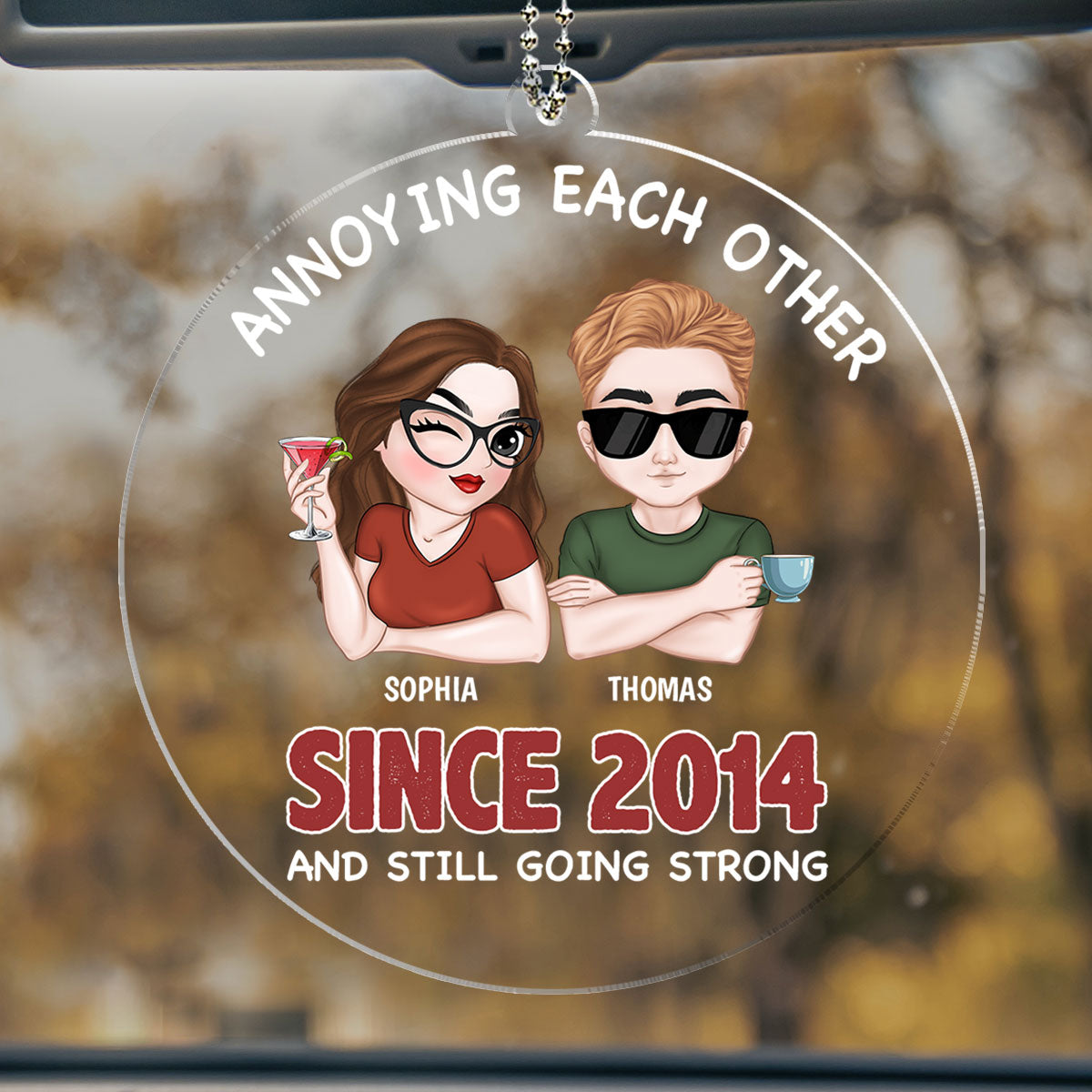 Love You Still - Personalized Custom Car Ornament