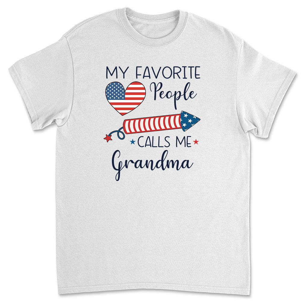 My Favorite People Calls Me Love - Personalized Custom Shirt