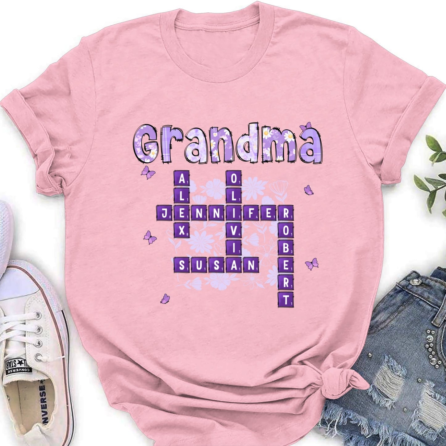 Love Being Gigi Crossword - Personalized Custom Shirt