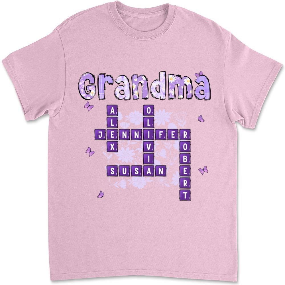 Love Being Gigi Crossword - Personalized Custom Shirt