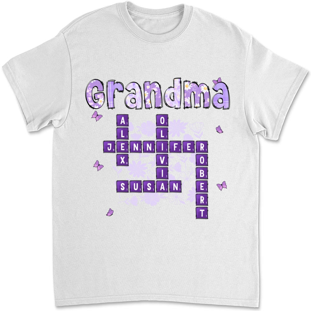 Love Being Gigi Crossword - Personalized Custom Shirt