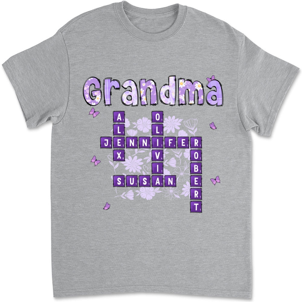 Love Being Gigi Crossword - Personalized Custom Shirt