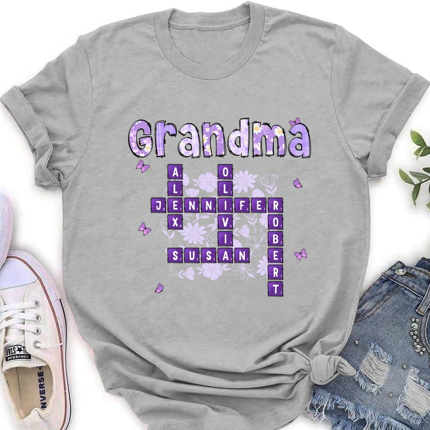 Love Being Gigi Crossword - Personalized Custom Shirt