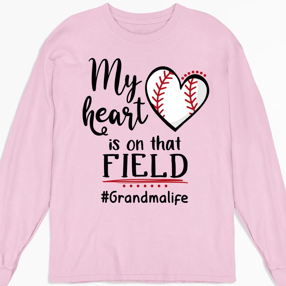 My Heart Is On That Field - Personalized Custom Shirt