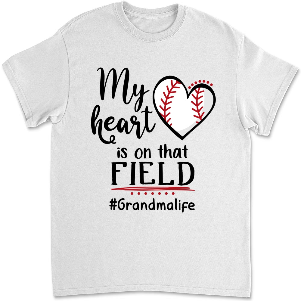 My Heart Is On That Field - Personalized Custom Shirt