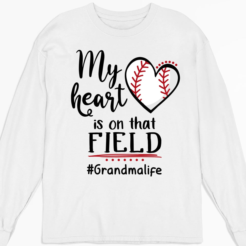 My Heart Is On That Field - Personalized Custom Shirt
