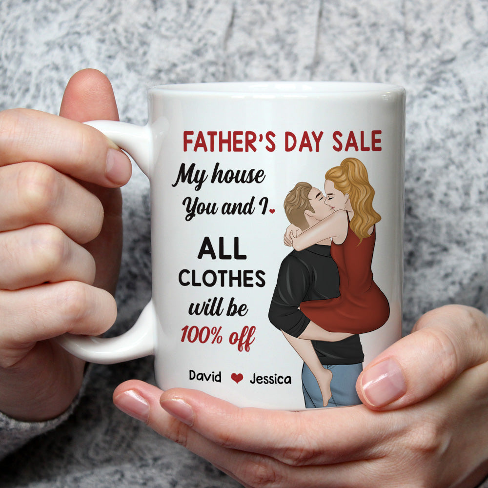 You Me No Clothes Deal - Personalized Custom Coffee Mug