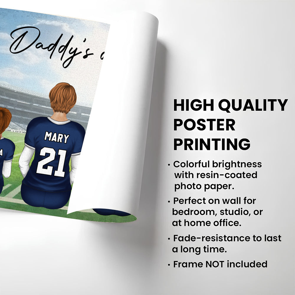 American Football Lover - Personalized Custom Poster
