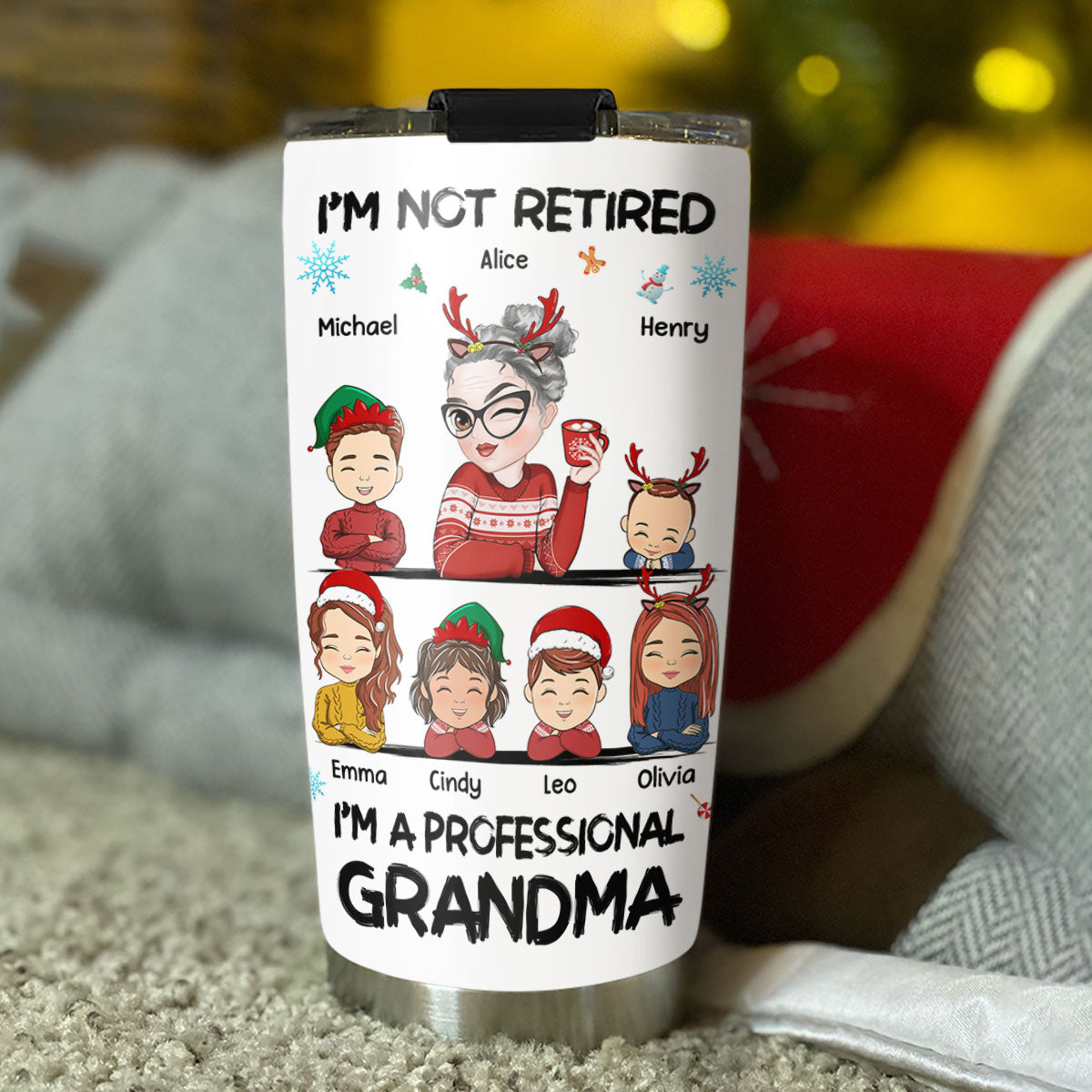 I Am Professional Grandma - Personalized Custom Tumbler