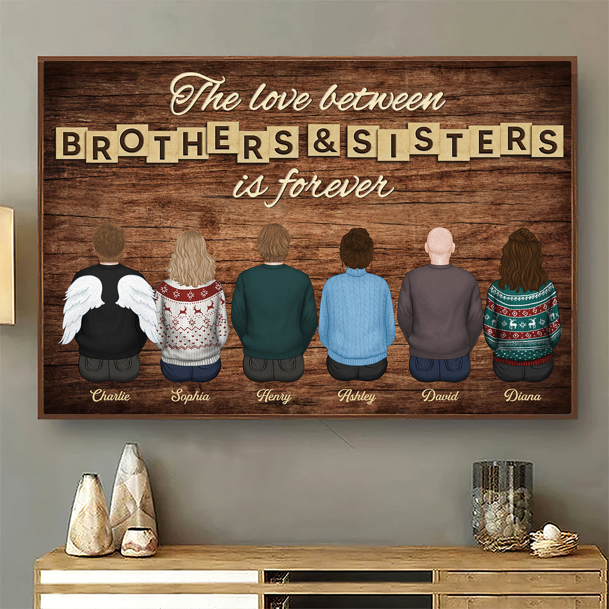 Brothers And Sisters - Personalized Custom Poster