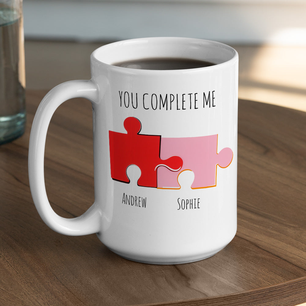 You Hold The Key To My Heart - Personalized Custom Coffee Mug