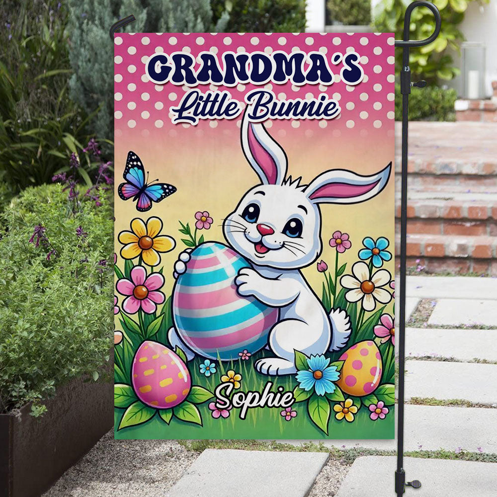 Bunny Bliss Celebration - Personalized Custom Flag