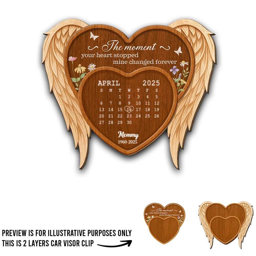 The Moment - Personalized Custom Car Visor Clip