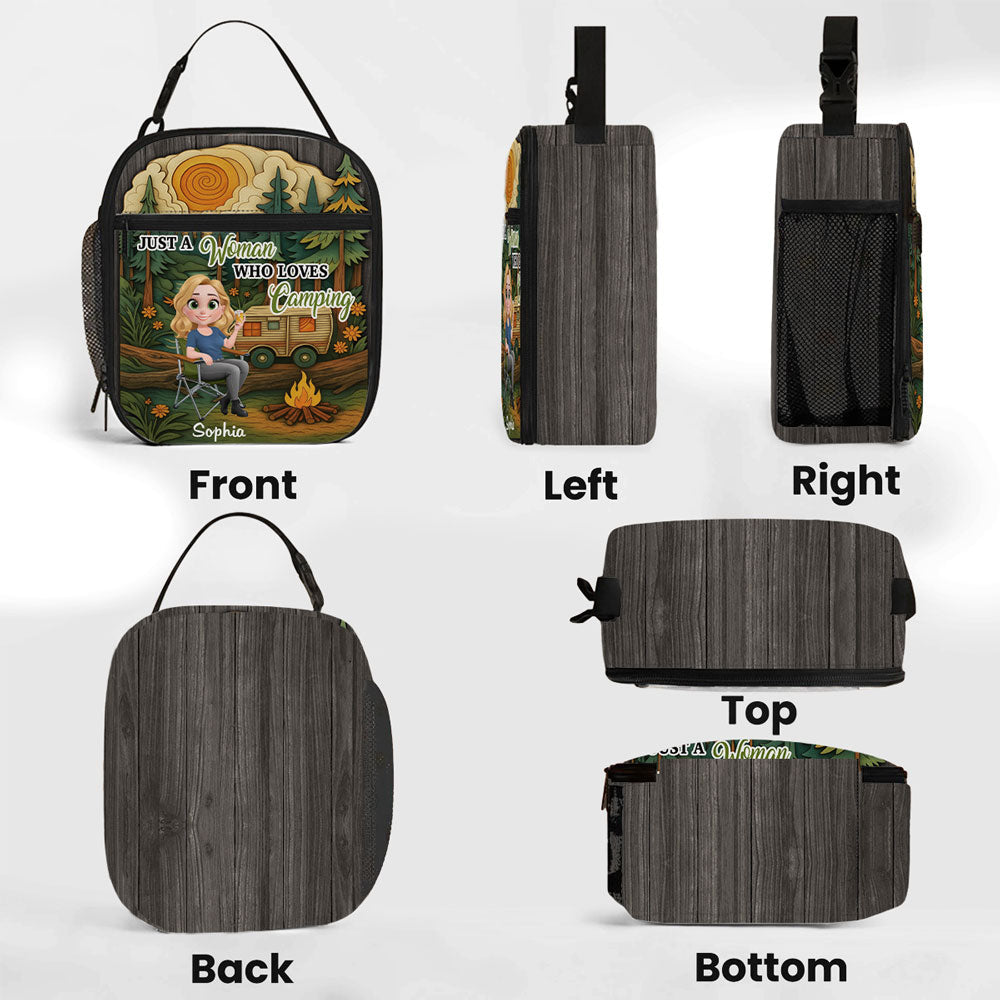 Love Camping - Personalized Custom Insulated Lunch Bag