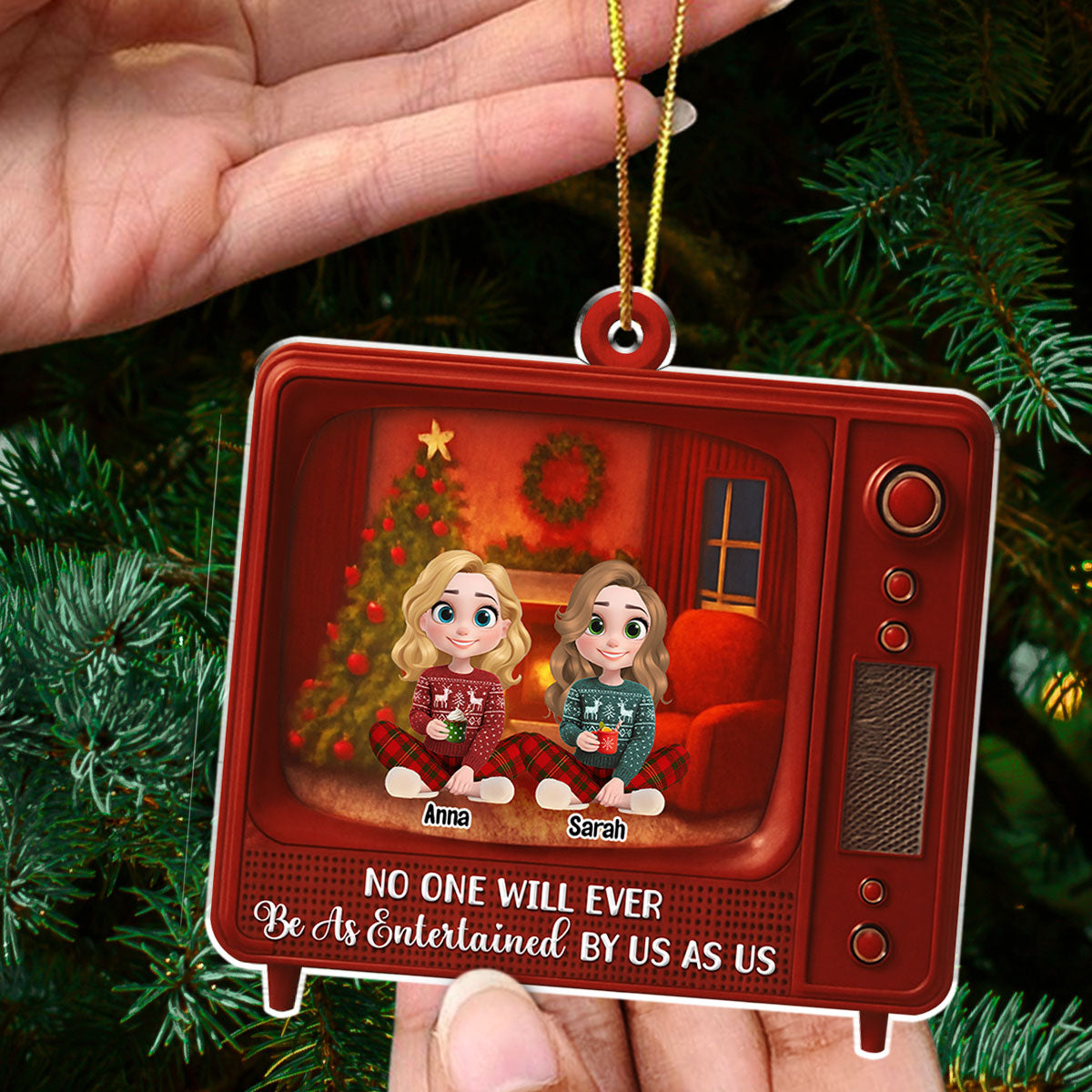 Jingle Bell Fabulous - Personalized Custom Acrylic Ornament