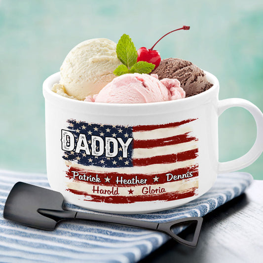 Best Dad - Personalized Custom Ceramic Bowl