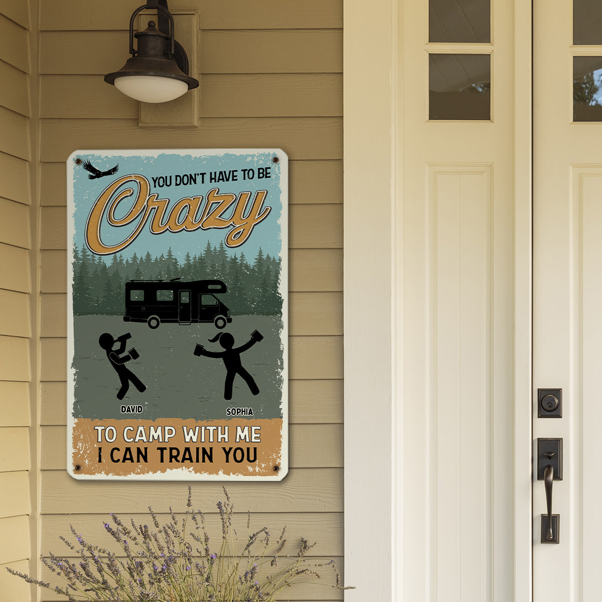 Campfire Smoke Is My Perfume - Personalized Custom Metal Signs