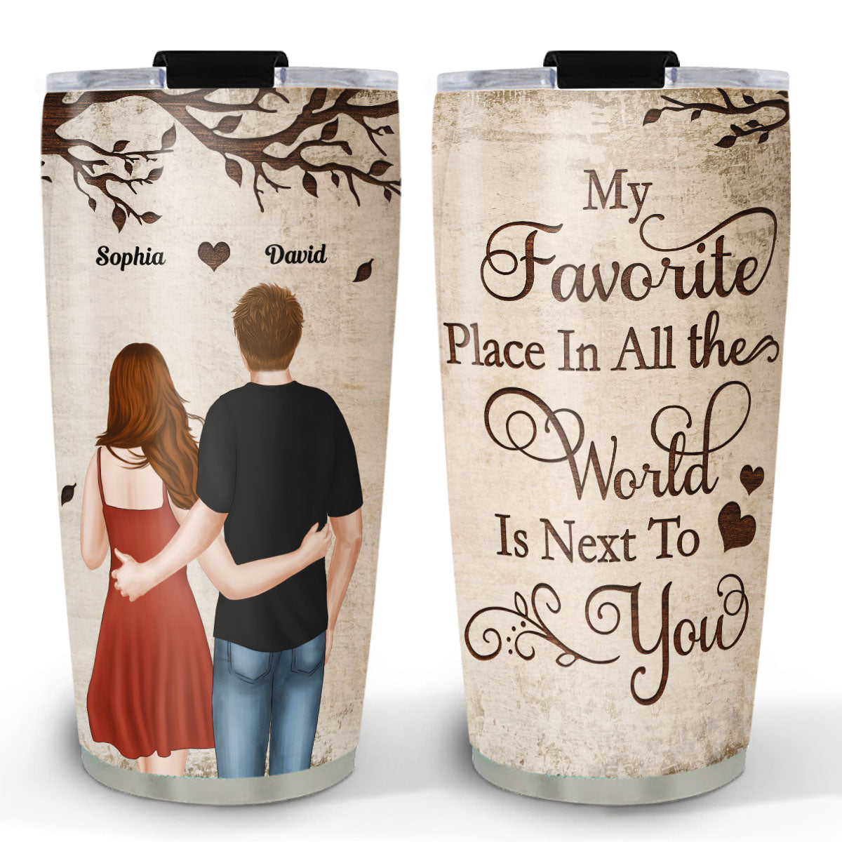 My Favorite Place - Personalized Custom Tumbler