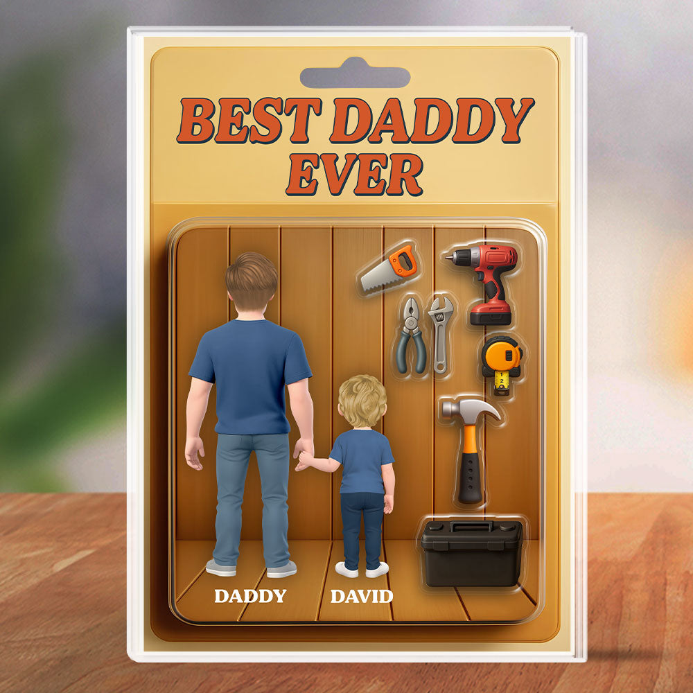 We Caught The Best Dad - Personalized Custom Acrylic Plaque