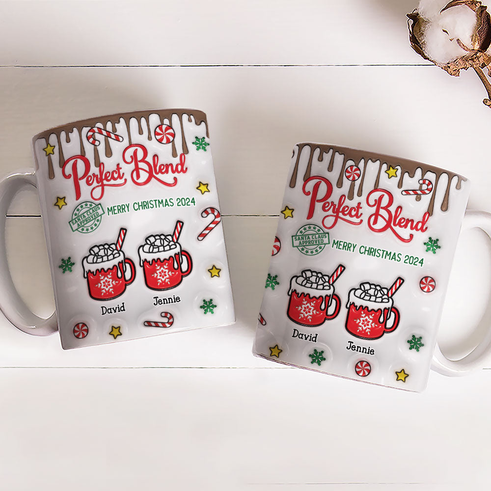 Perfect Blend - Personalized Custom 3D Inflated Effect Coffee Mug