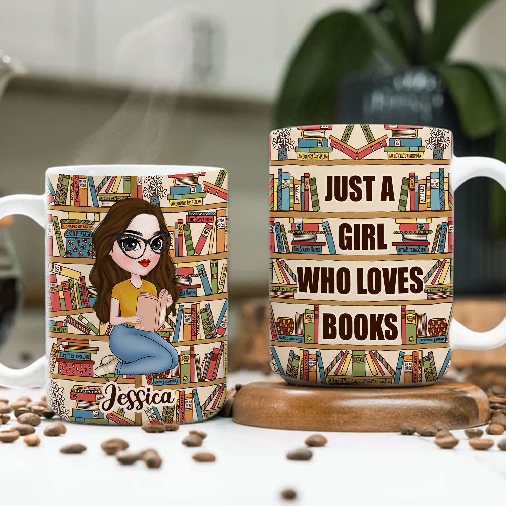 Book Lover - Personalized Custom Coffee Mug