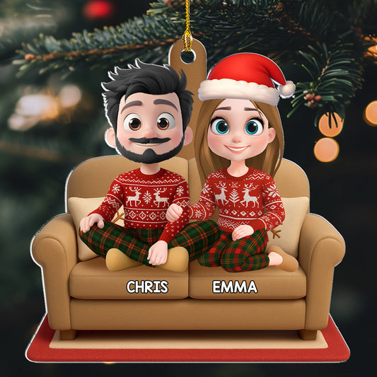 Together Forever - Personalized Custom 3D Effect Acrylic Ornament