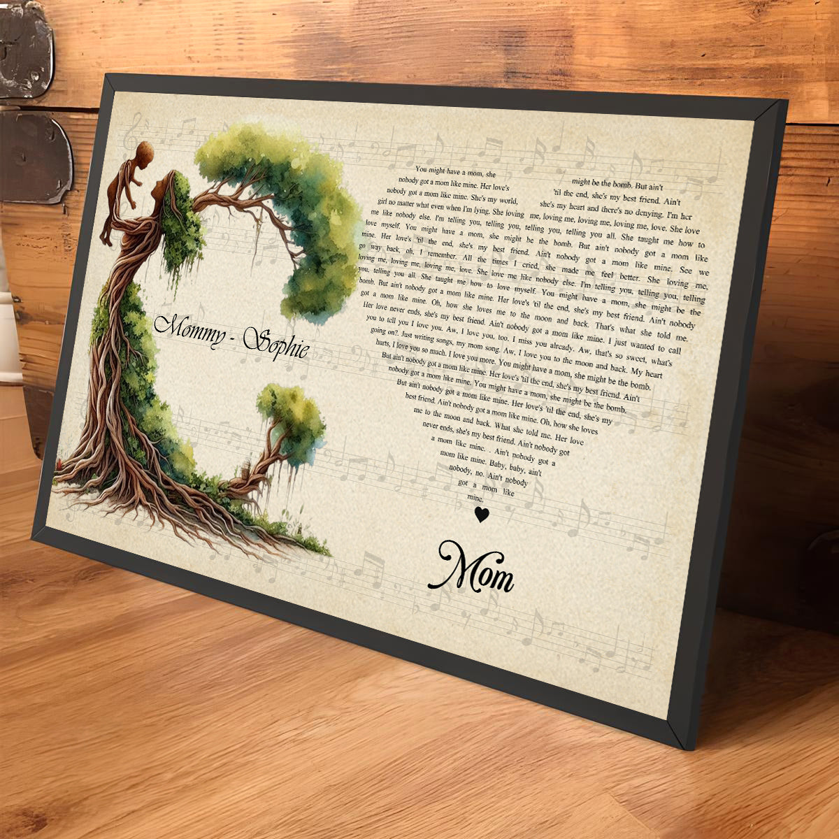 Mom Tree - Personalized Custom Poster