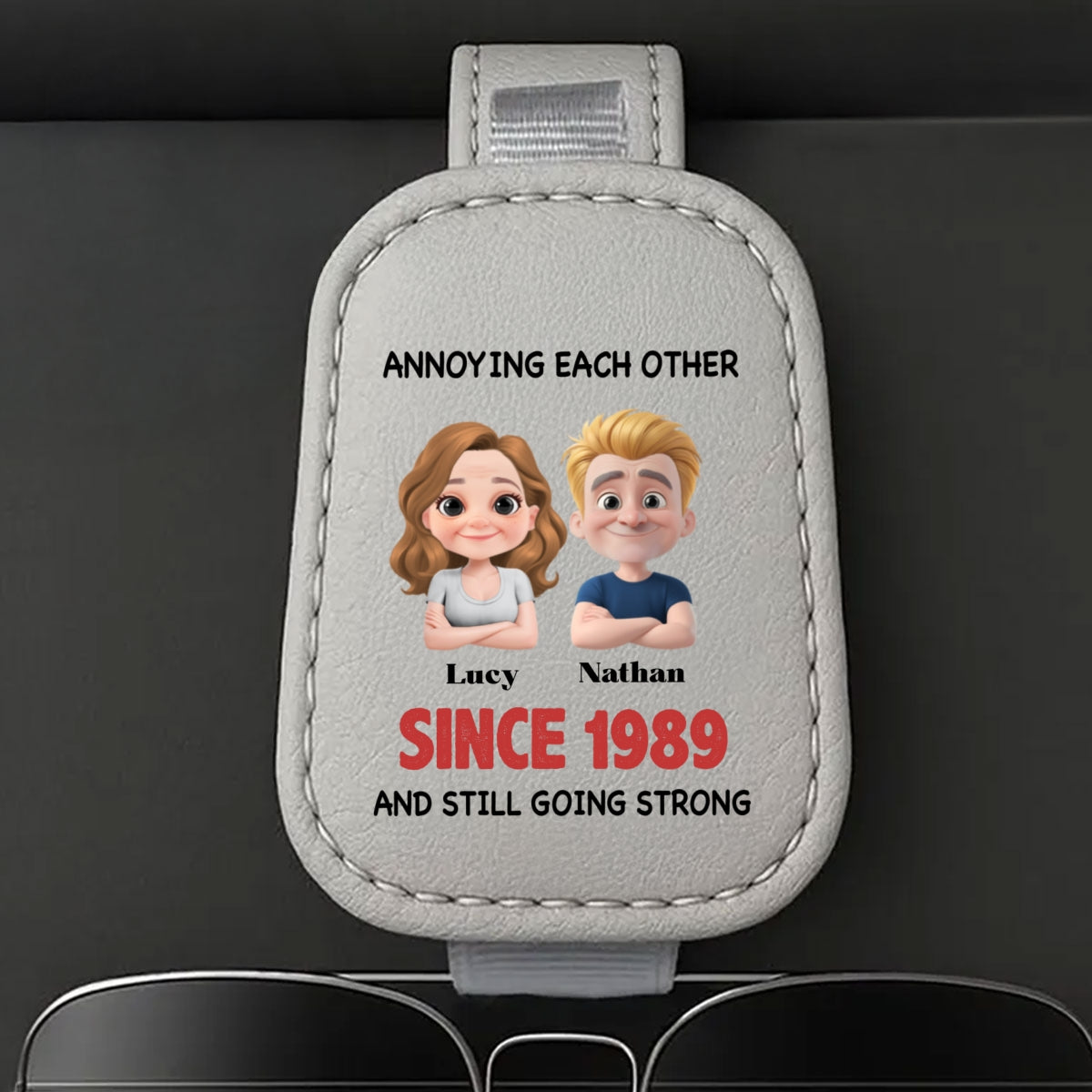 Annoying Each Other - Sunglasses Holder For Car Visor