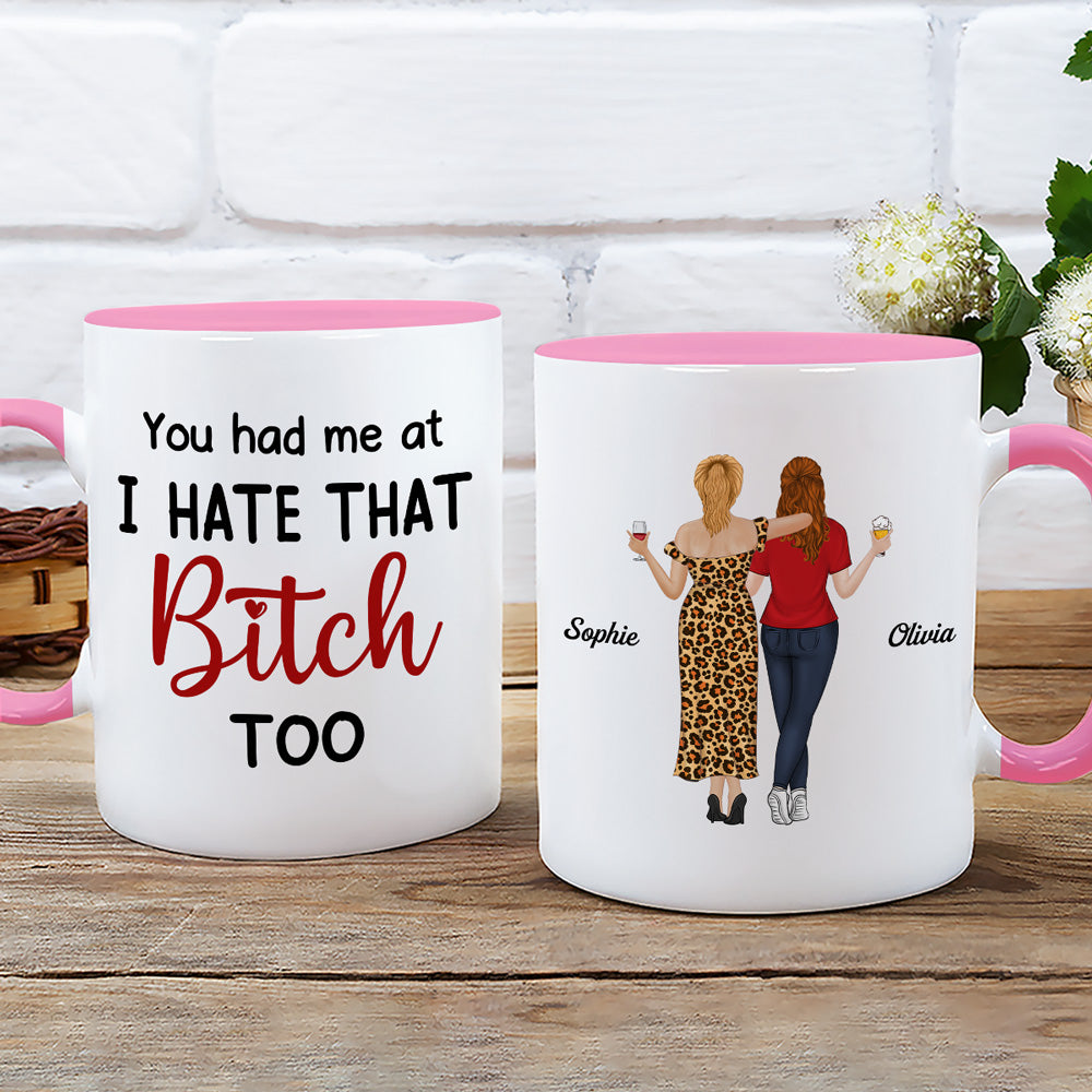 You Had Me At - Personalized Custom Accent Mug