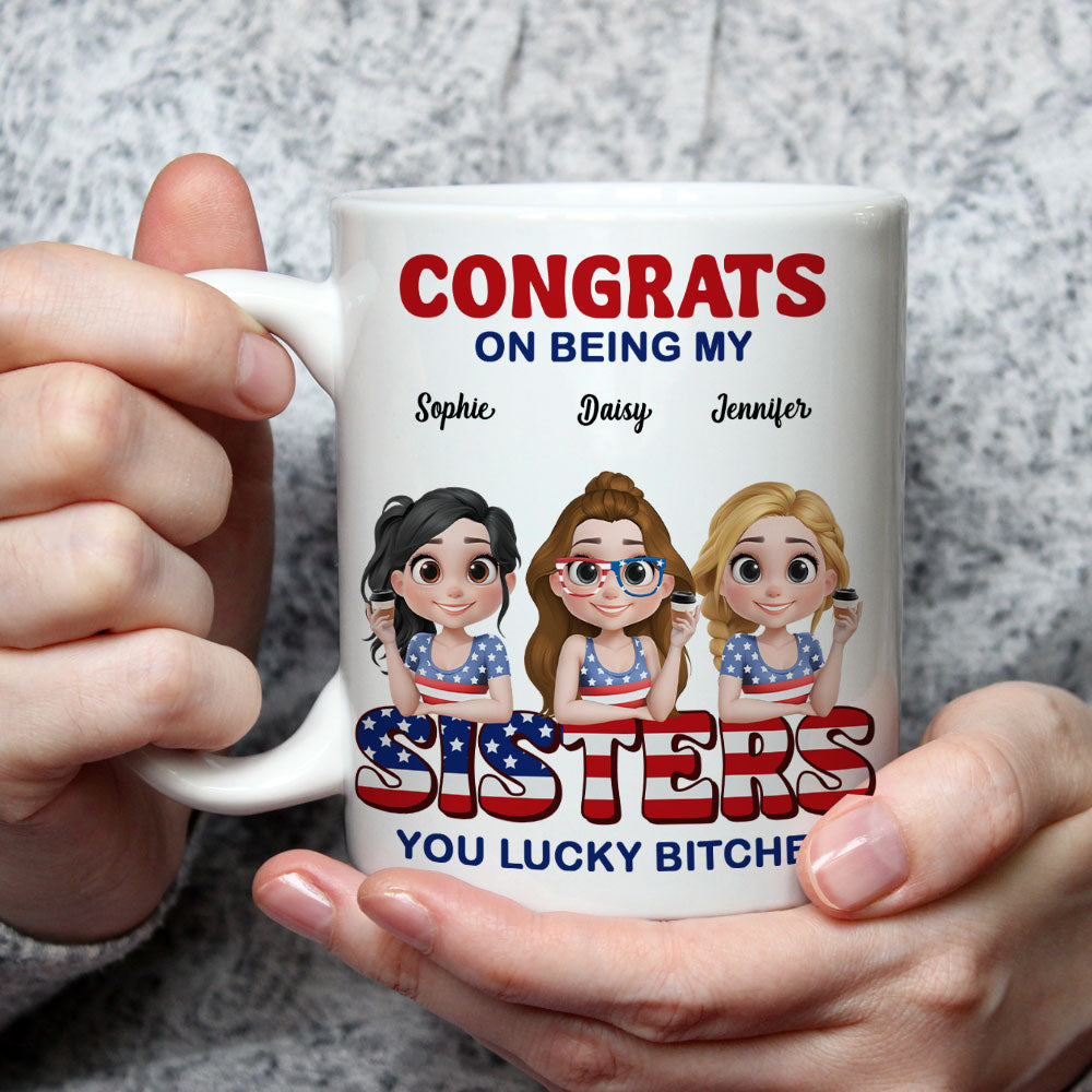 American Best Friends - Personalized Custom Coffee Mug