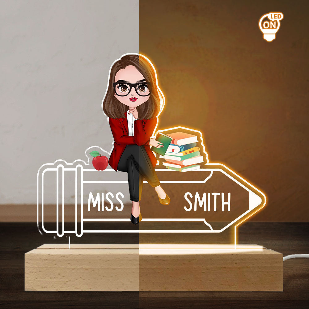 Teaching Is My Jam - Personalized Custom LED Light