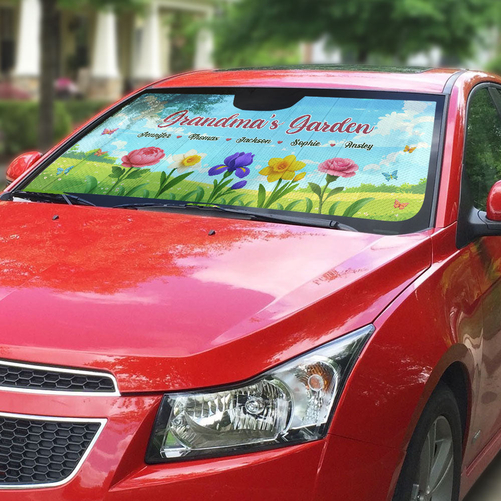 Grandma Garden - Personalized Custom Car Sunshade