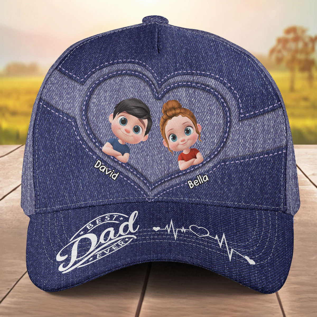 Dad Of The Year Today - Personalized Custom Classic Cap