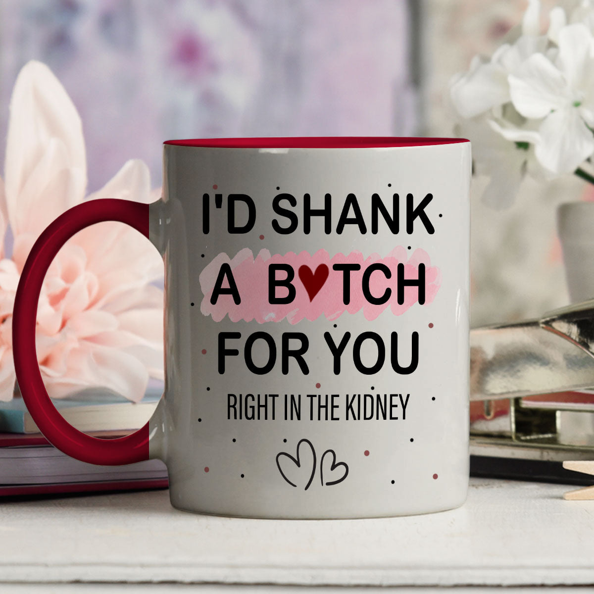 Best Friend Ever - Personalized Custom Accent Mug