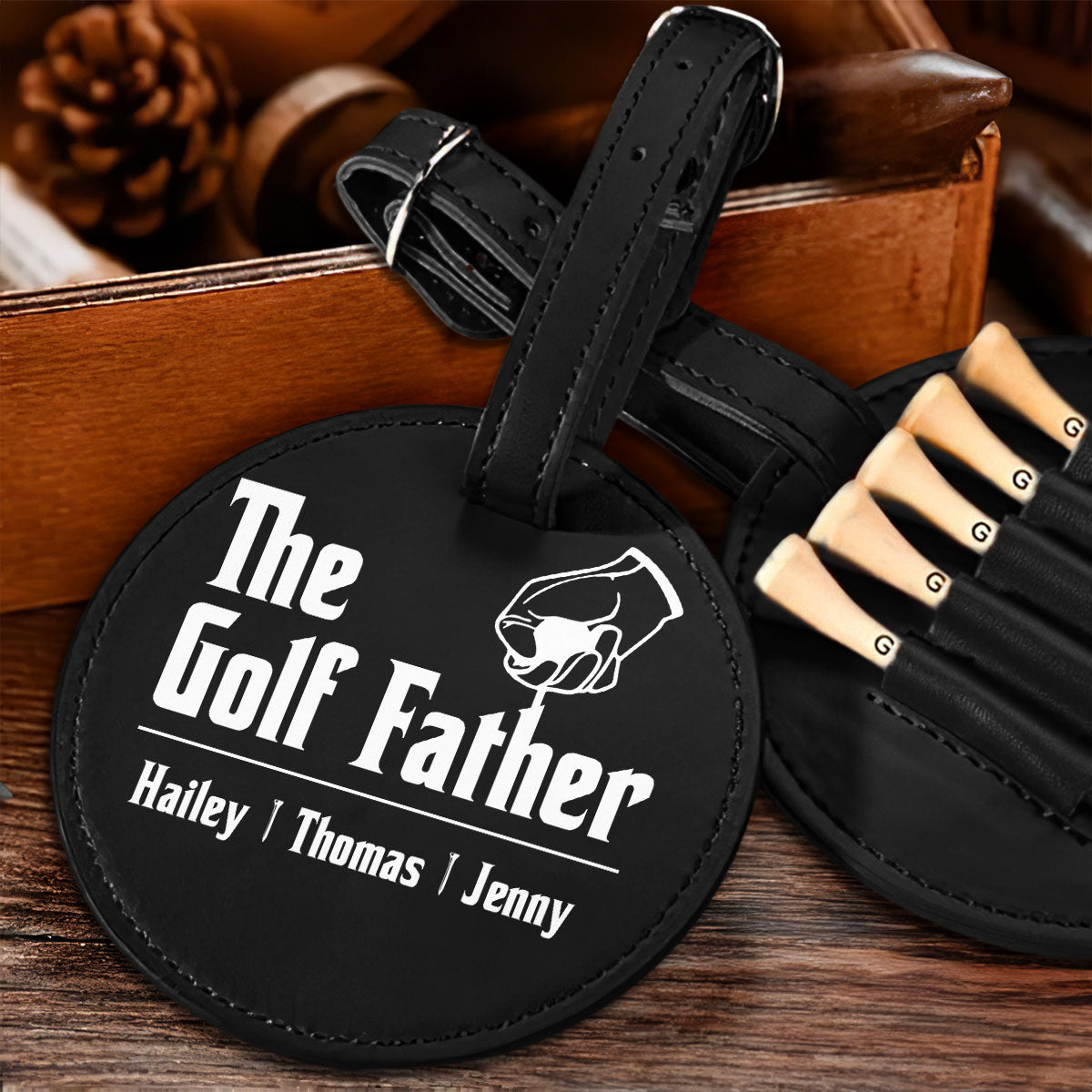 The Golf Father - Personalized Custom Golf Tee Bag