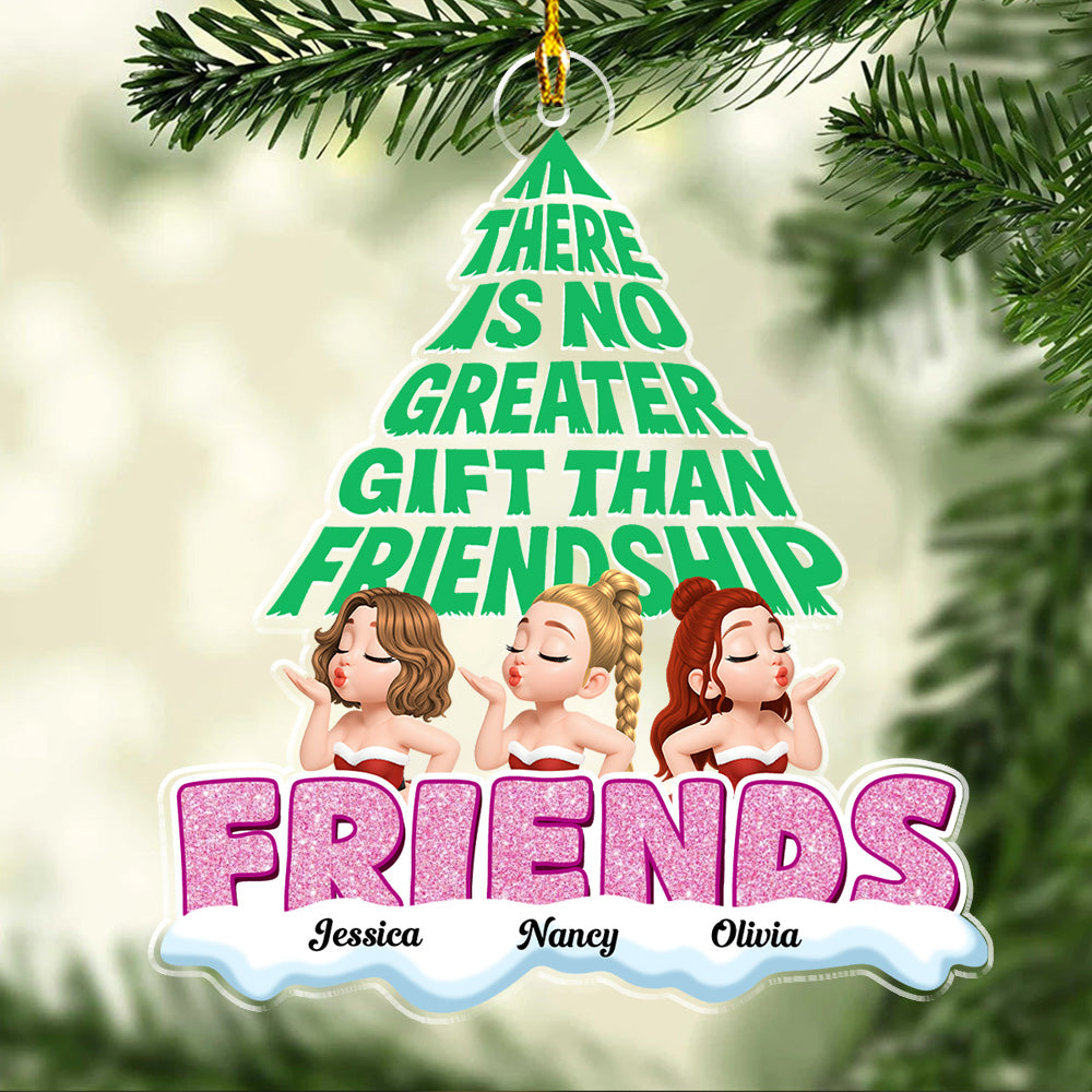 The Gift Of Friendship - Personalized Custom Acrylic Ornament