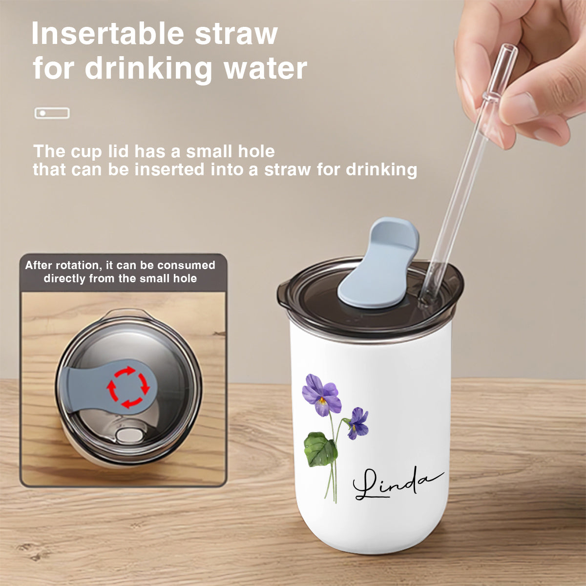 Friends Are Flowers That Never Fade - Personalized Custom 10oz Tumbler