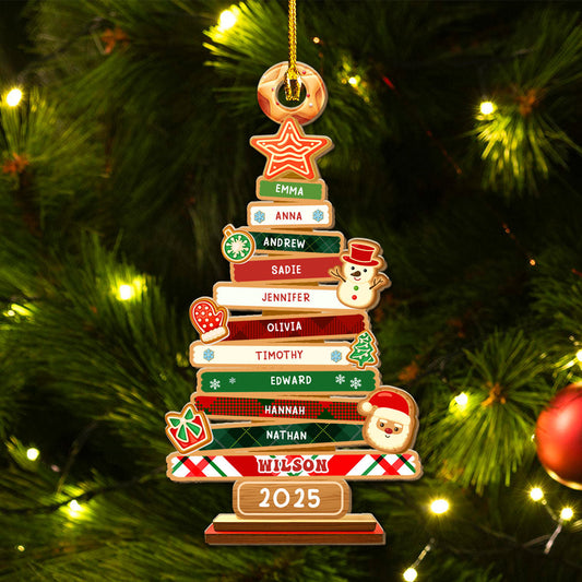 Tree Of Us - Personalized Custom Wood Ornament