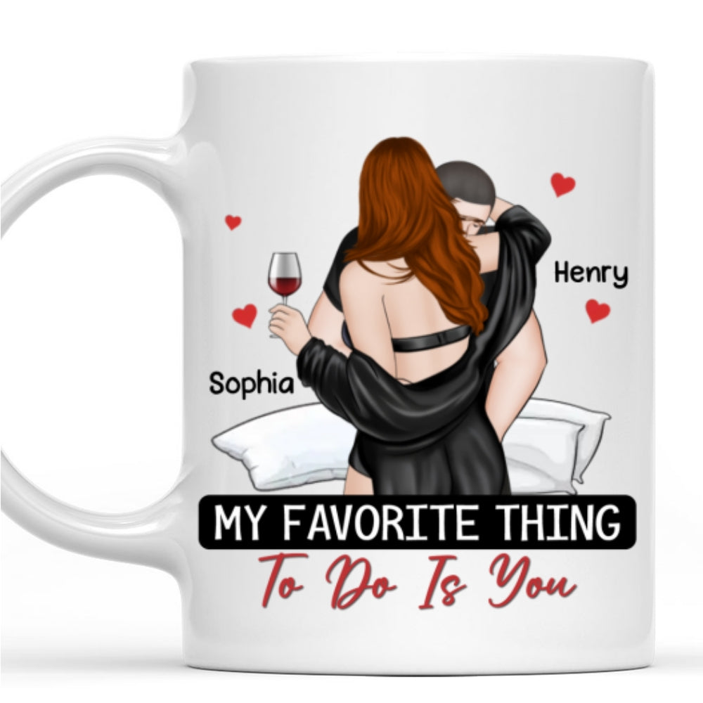 It Started With A Message - Personalized Custom Coffee Mug