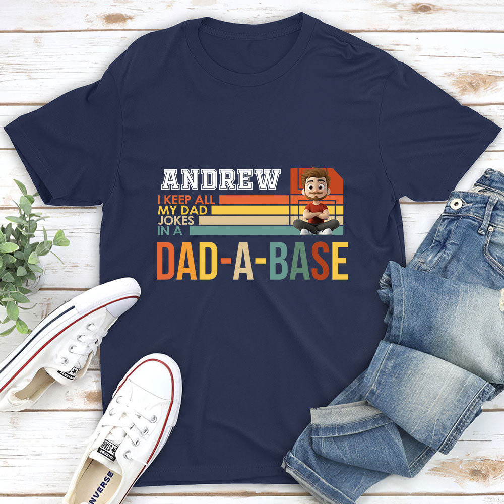 Dad Jokes On File - Personalized Custom Shirt