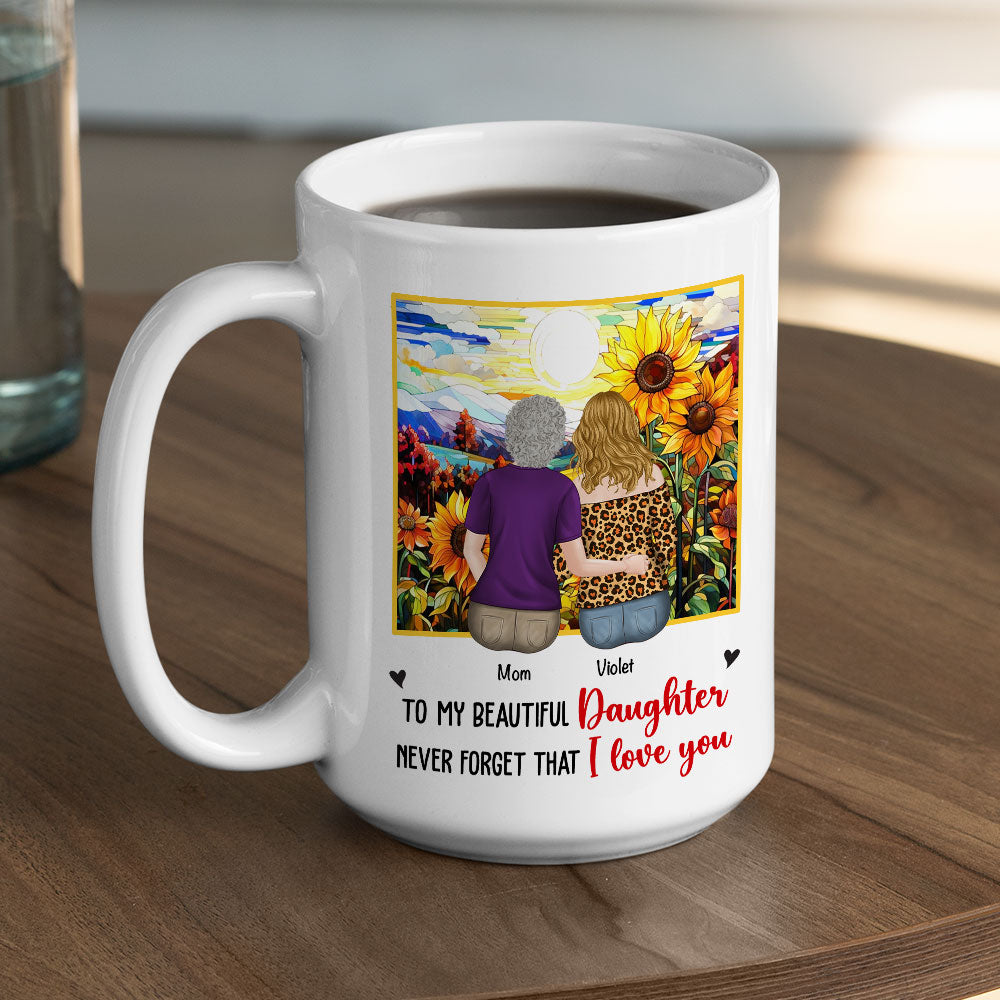 Never Forget I Love You - Personalized Custom Coffee Mug