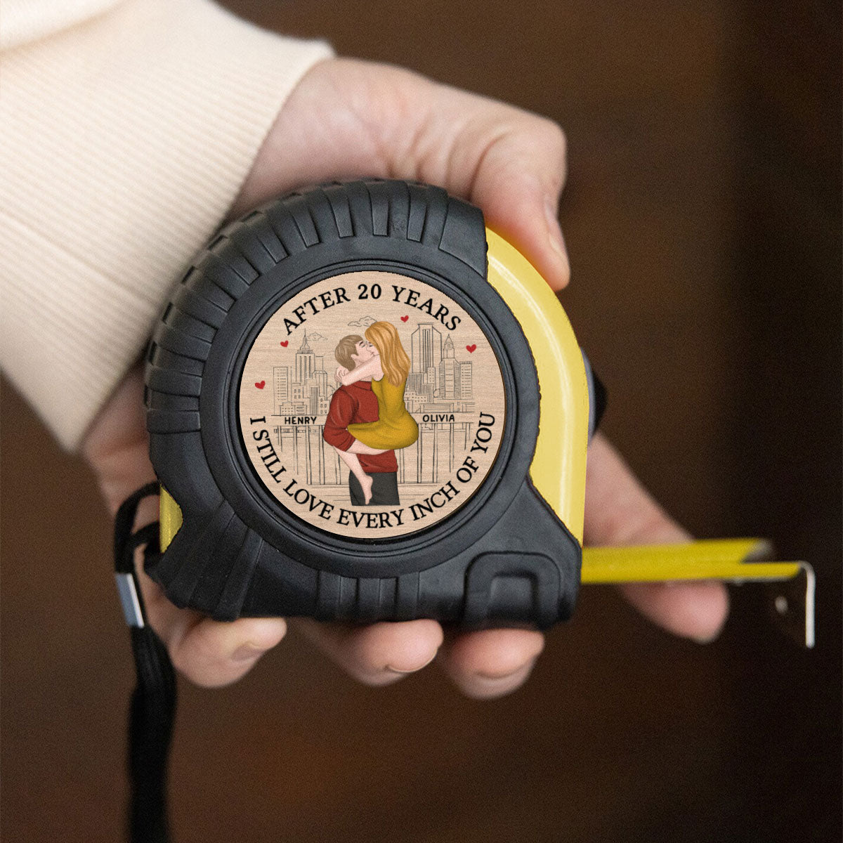 Love Every Inch - Personalized Custom Tape Measure