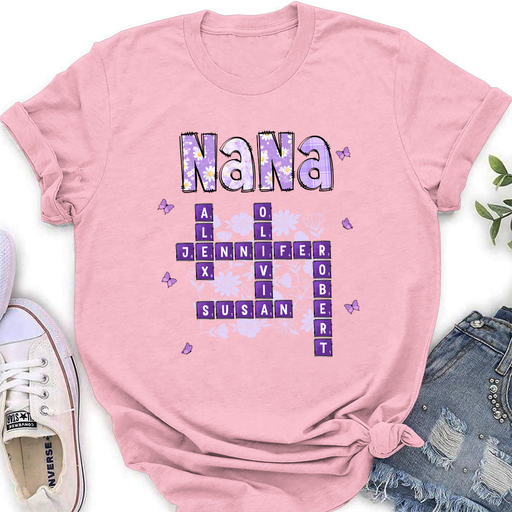 Love Being Gigi Crossword - Personalized Custom Shirt