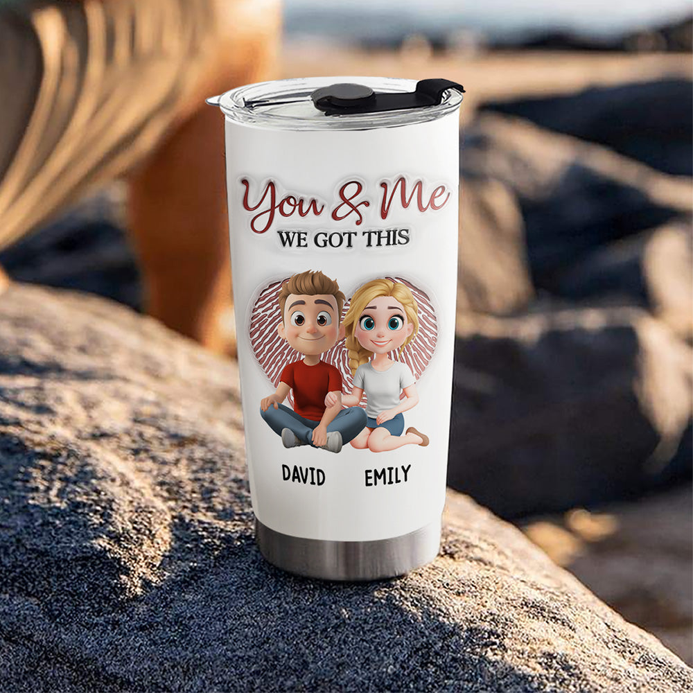 Annoying Each Other For Many Years - Personalized Custom 3D Inflated Effect Tumbler